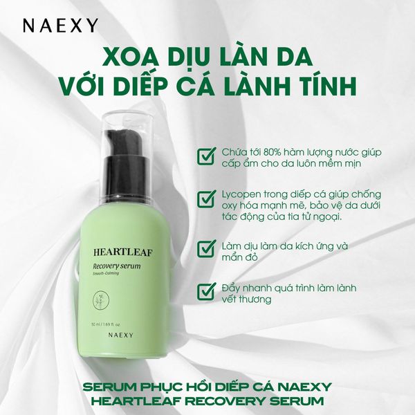 Xoa dịu làn da với diếp cá lành tính