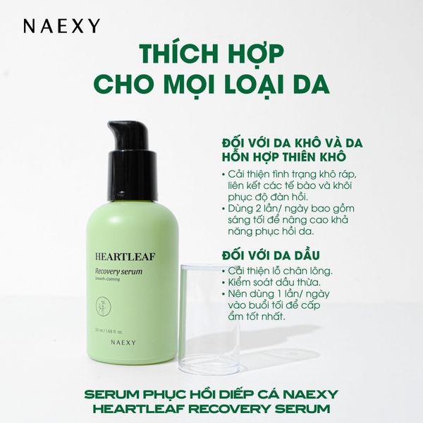 Thích hợp cho mọi loại da