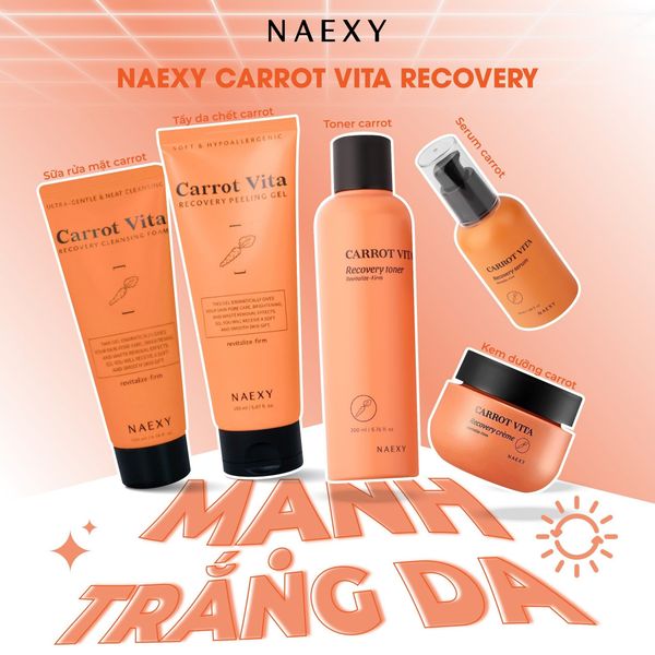 TEAM MẠNH TRẮNG DA - Naexy Carrot Vita Recovery