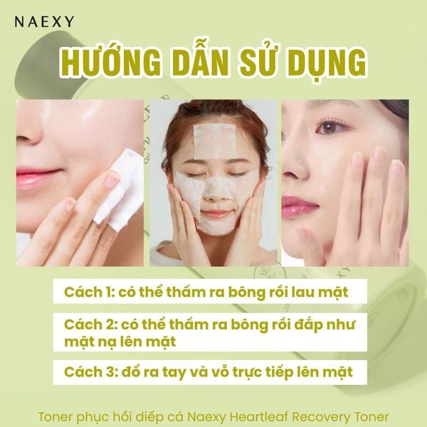 4. Cách Sử Dụng Toner Diếp Cá Cho Các Loại Da Khác Nhau