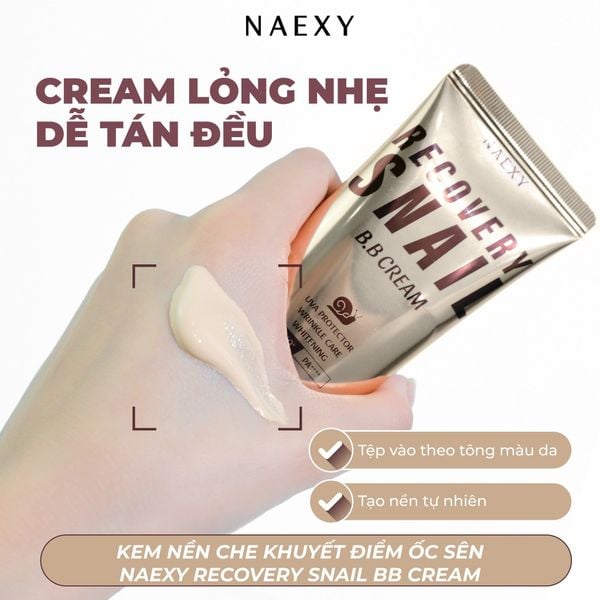 Cream lỏng nhẹ dễ tán đều