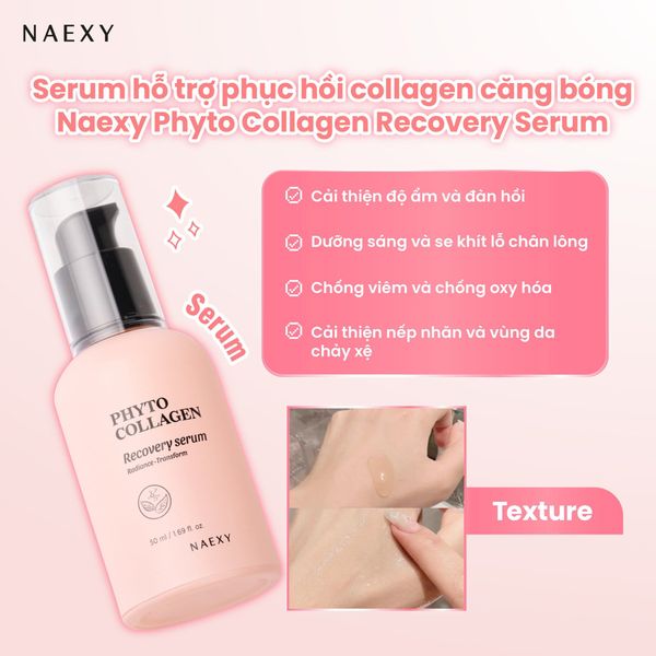 Serum phục hồi collagen căng bóng Naexy Phyto Collagen Recovery Serum