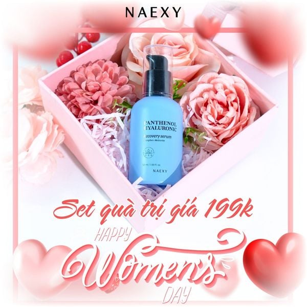 Combo Naexy Panthenol Hyaluronic 3