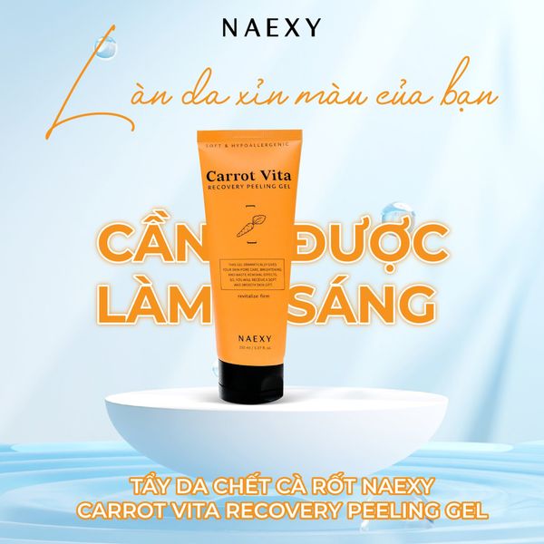 Tẩy da chết cà rốt Naexy Carrot Vita Recovery Peeling Gel 150ml