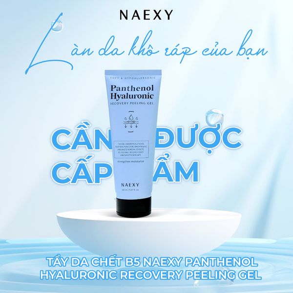 Tẩy da chết B5 Naexy Panthenol Hyaluronic Recovery Peeling Gel 150ml