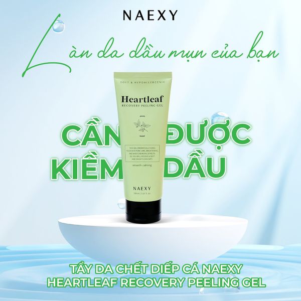 Tẩy da chết diếp cá Naexy Heartleaf Recovery Peeling Gel 150ml