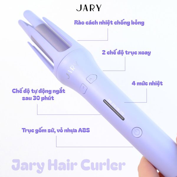 phụ kiện làm đẹp jary - máy uốn tóc