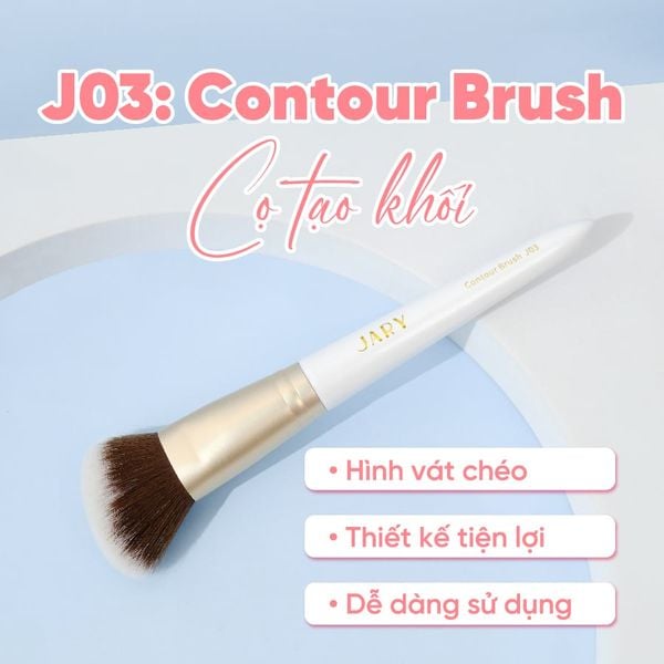 THÔNG TIN VỀ CỌ TẠO KHỐI JARY CONTOUR BRUSH J03