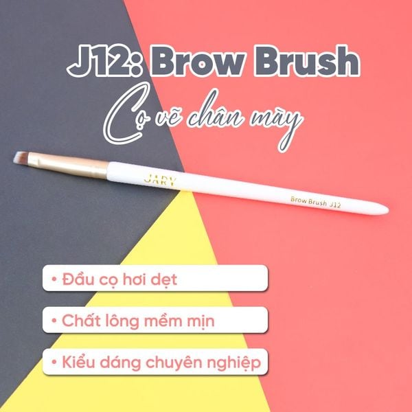 THÔNG TIN VỀ CỌ VẼ CHÂN MÀY JARY BROW BRUSH J12