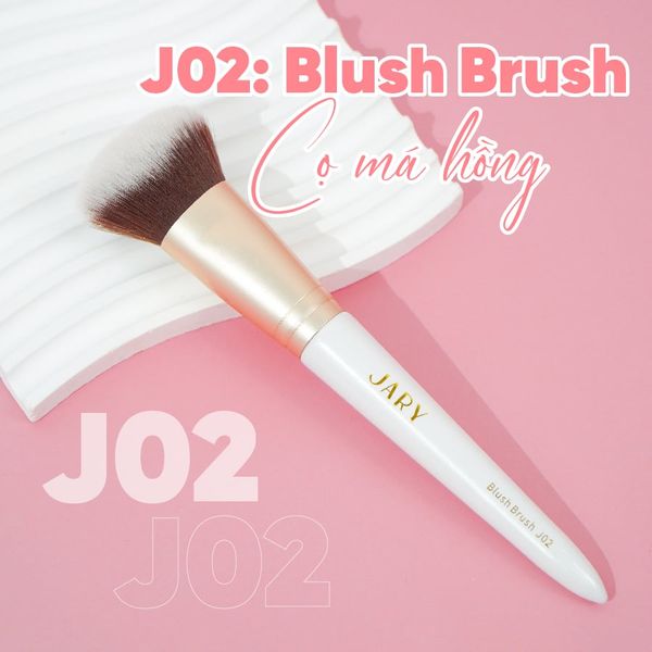 HƯỚNG DẪN SỬ DỤNG CỌ MÁ HỒNG JARY BLUSH BRUSH J02