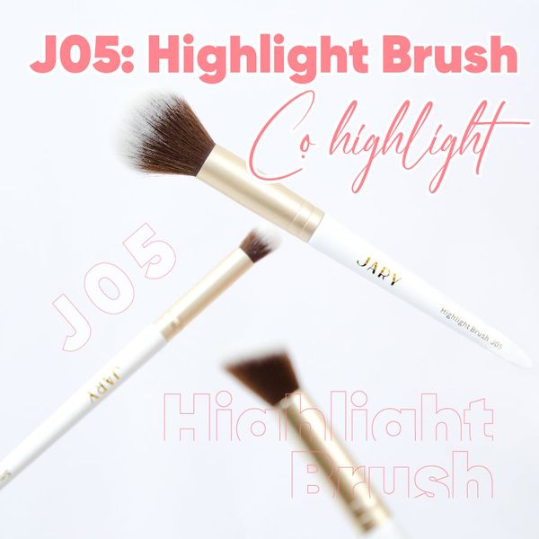 HƯỚNG DẪN SỬ DỤNG CỌ TÁN PHẤN BẮT SÁNG JARY HIGHLIGHT BRUSH J05