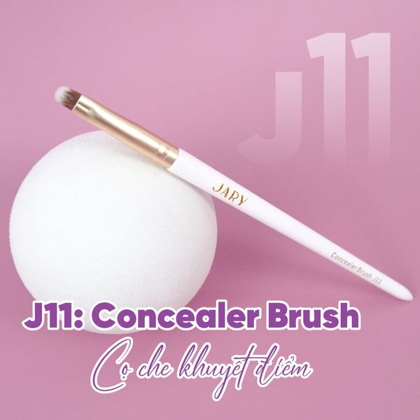 HƯỚNG DẪN SỬ DỤNG CỌ CHE KHUYẾT ĐIỂM JARY CONCEALER BRUSH J11