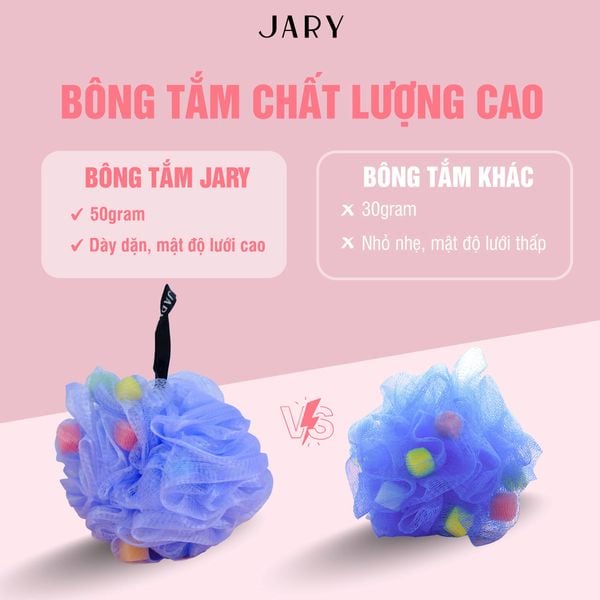 CÔNG DỤNG BÔNG TẮM XƠ MƯỚP JARY LOOFAH SPONGE