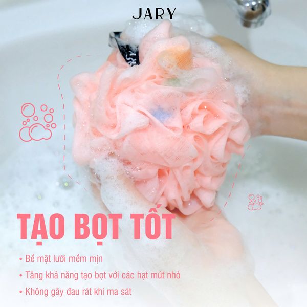 CÔNG DỤNG BÔNG TẮM XƠ MƯỚP JARY LOOFAH SPONGE