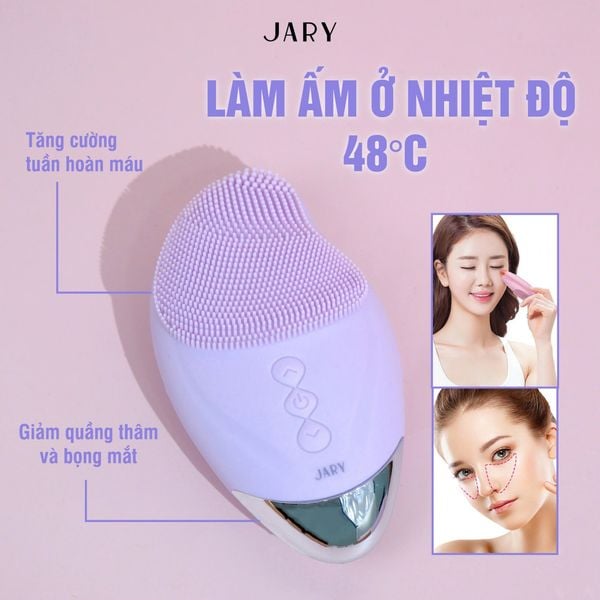 máy rửa mặt jary tím 2