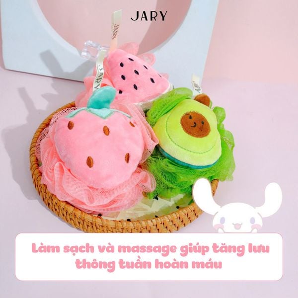 bông tắm trái cây 2