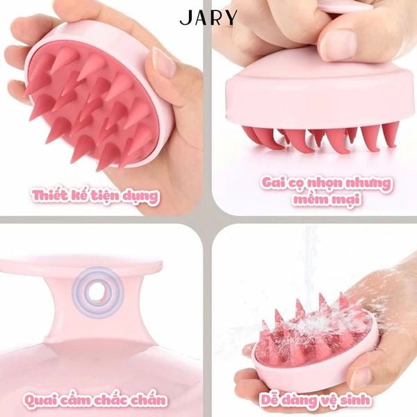Lược gội đầu massage Jary