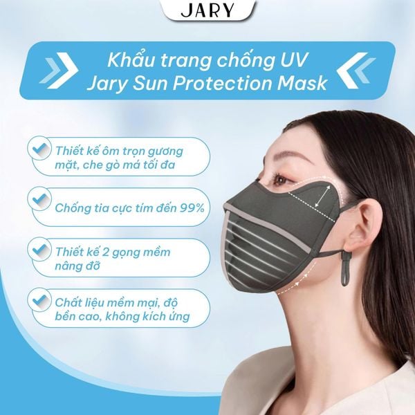 KHẨU TRANG CHỐNG TIA UV JARY 2