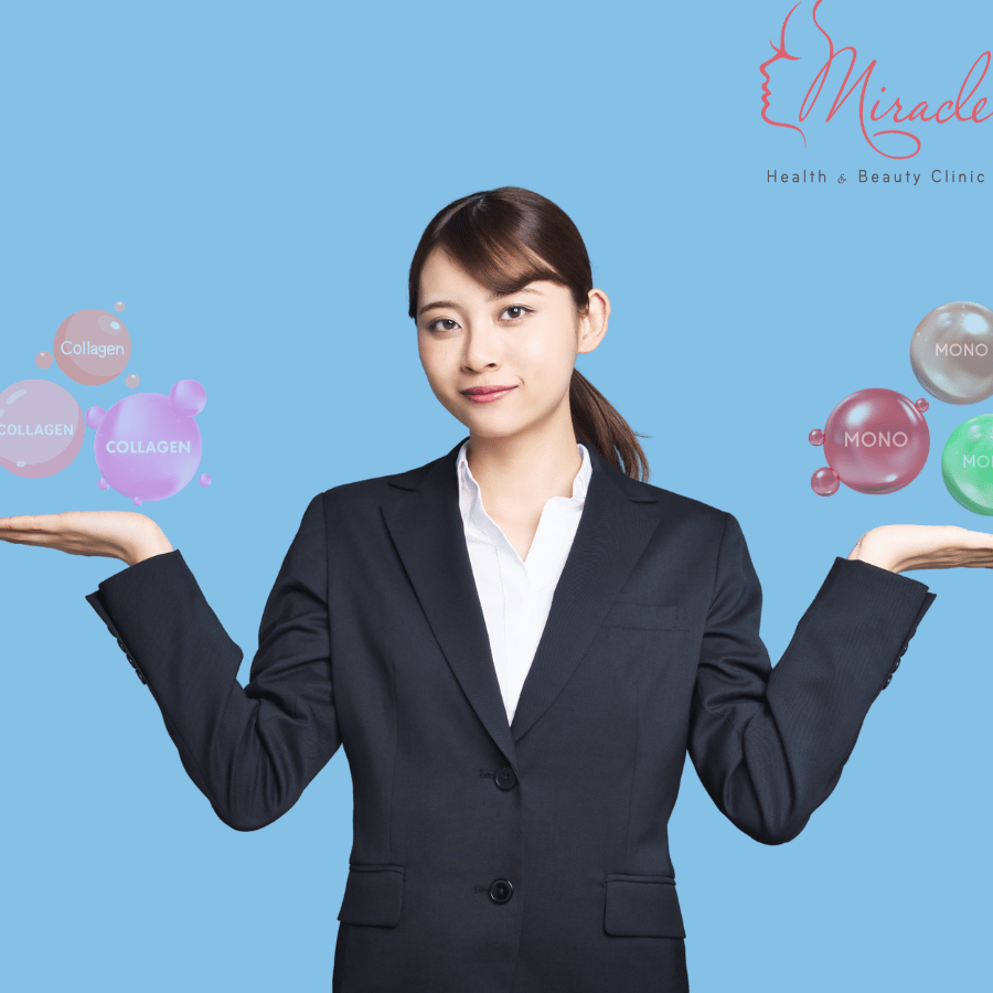 SO SÁNH CĂNG DA MẶT BẰNG CHỈ COLLAGEN VÀ MONO