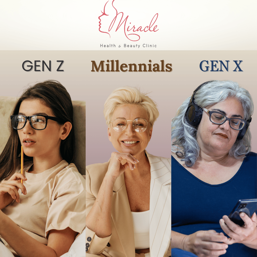 Quan niệm về phẫu thuật thẩm mỹ qua lăng kính của các thế hệ: Gen Z, Millennials và Gen X