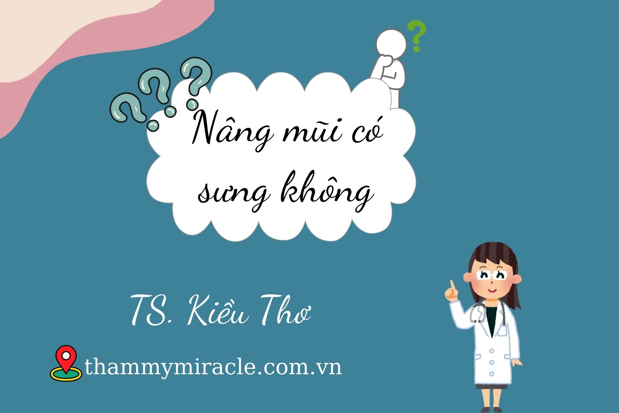 Nâng mũi có sưng không ?