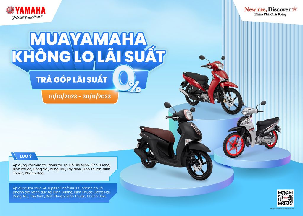 CHƯƠNG TRÌNH KHUYẾN MẠI “MUA YAMAHA, KHÔNG LO LÃI SUẤT