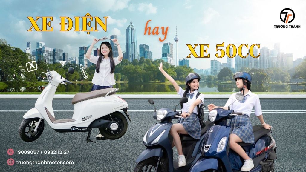 Sinh viên nên mua xe 50cc hay xe điện mới tốt?