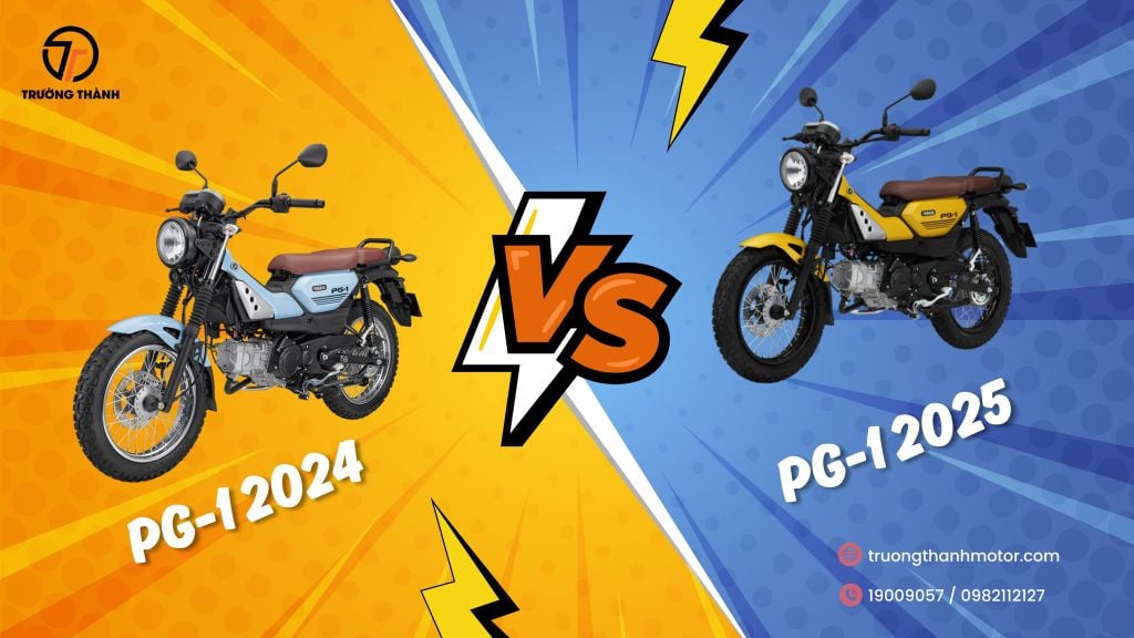 So sánh Yamaha PG-1 phiên bản 2024 và 2025 - Có gì mới?