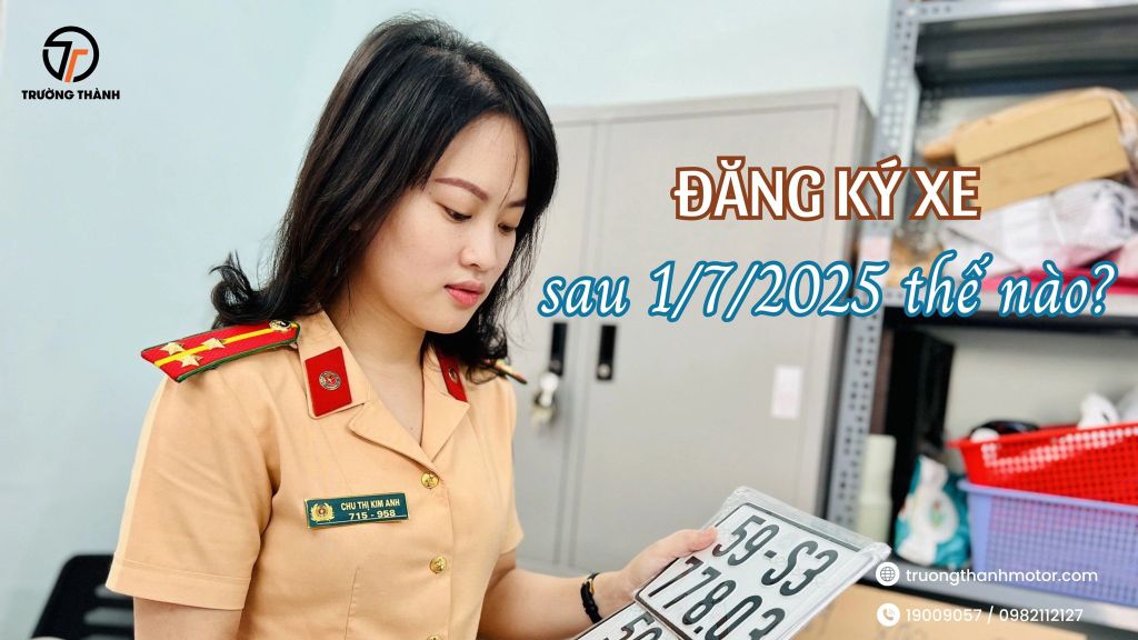 Đăng ký biển số xe từ ngày 1/7/2025 thay đổi thế nào? Người dân cần biết ngay!