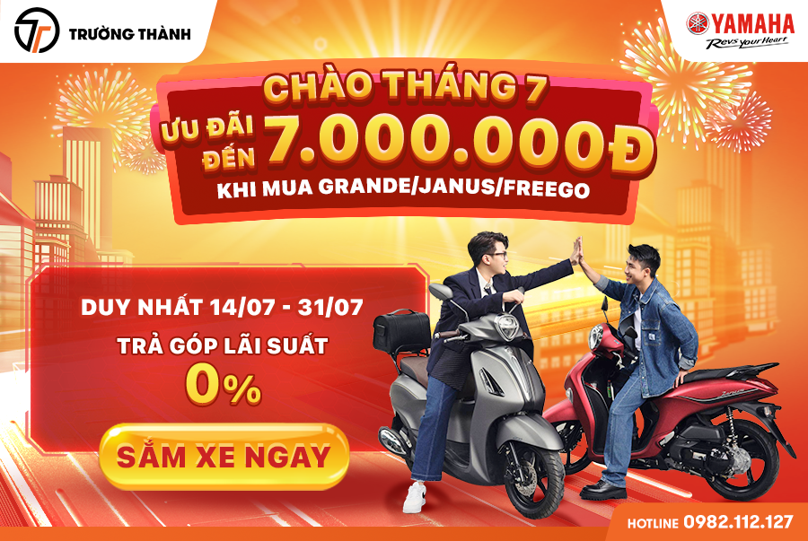 CHÀO THÁNG 7 - SĂN NGAY ƯU ĐÃI ĐẾN 7.000.000Đ