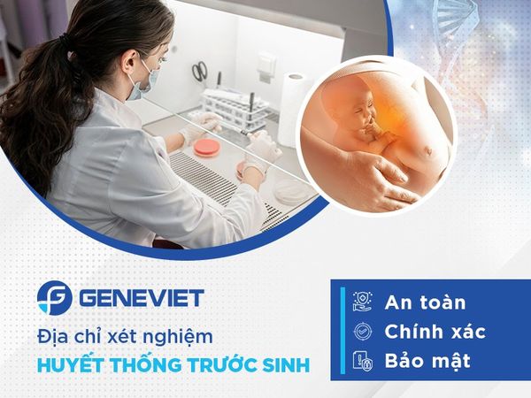 Xét nghiệm huyết thống trước sinh an toàn, chính xác, bảo mật tại GeneViet