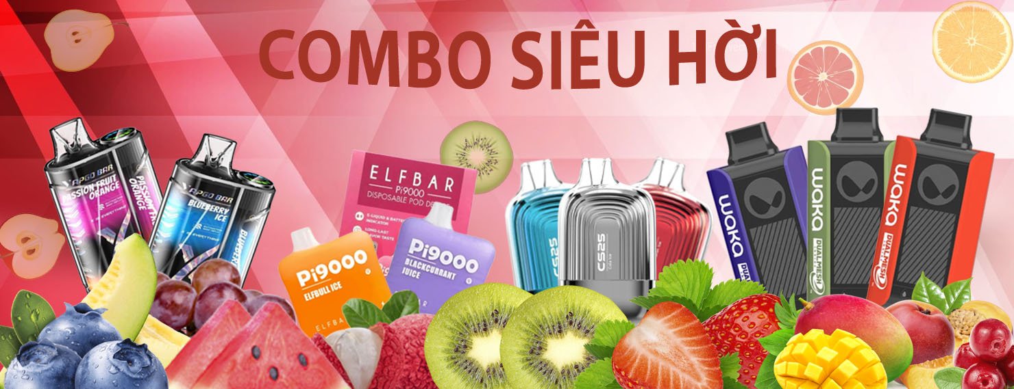 Combo Vape Pod 1 Lần Giá Siêu Hời , Vừa Ngon Vừa Lợi !