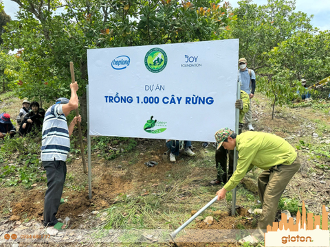 Trồng cây gây rừng tại: Thác Bà - Núi Ông Bình Thuận.