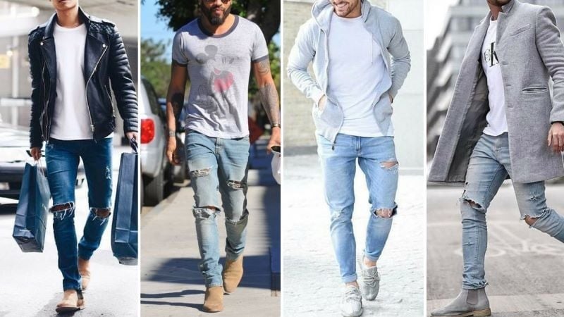 Top những mẫu quần bò nam phổ biến nhất hiện nay