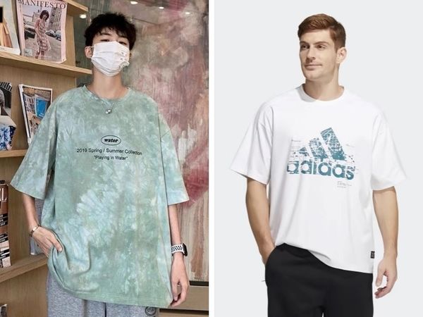 Áo thun form rộng vải cotton