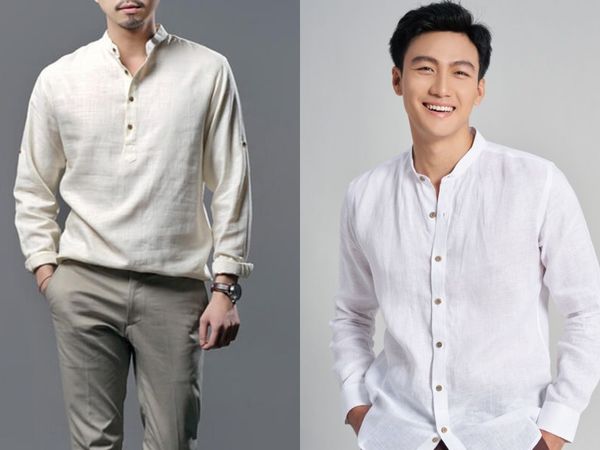 Áo thun linen rộng rãi, mỏng nhẹ