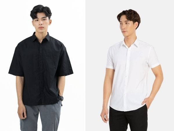 Kiểu dáng áo sơ mi nam Hàn Quốc ngắn tay