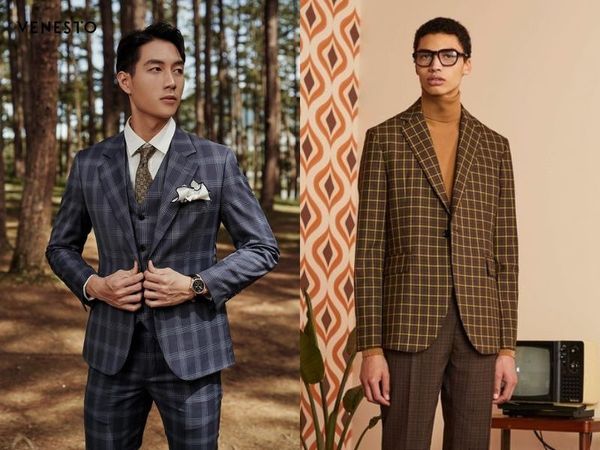 Áo vest nam họa tiết kẻ sọc