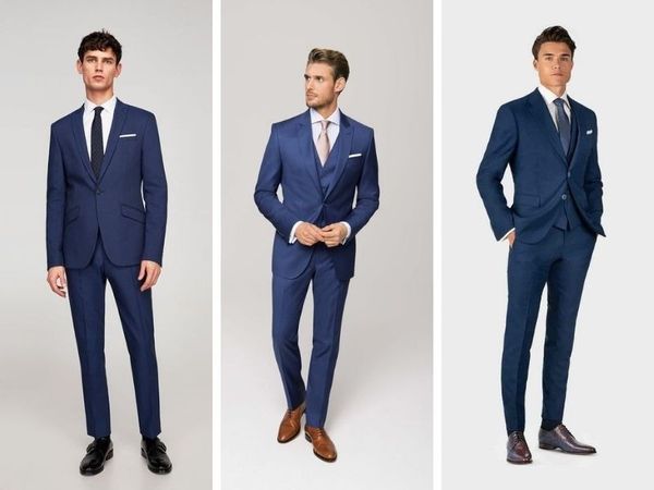 Áo vest nam tông màu xanh navy