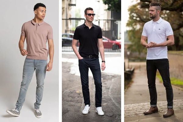 Phối áo phông basic với quần jean