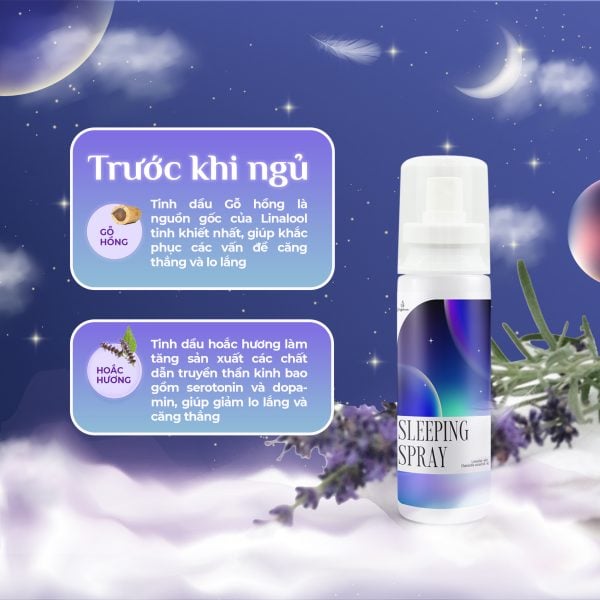 SLEEPING SPRAY JULYHOUSE - CHỮA GIẤC NGỦ, LÀNH TÂM HỒN