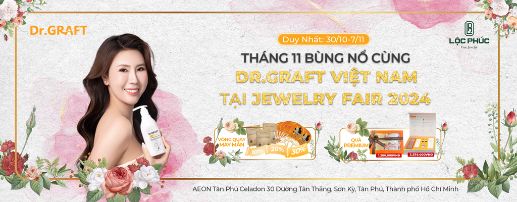 SẢN PHẨM Dr.GRAFT ĐẾN GẦN HƠN VỚI KHÁCH HÀNG TẠI AEON MALL TÂN PHÚ TRONG SỰ KIỆN JEWELRY FAIR 2024