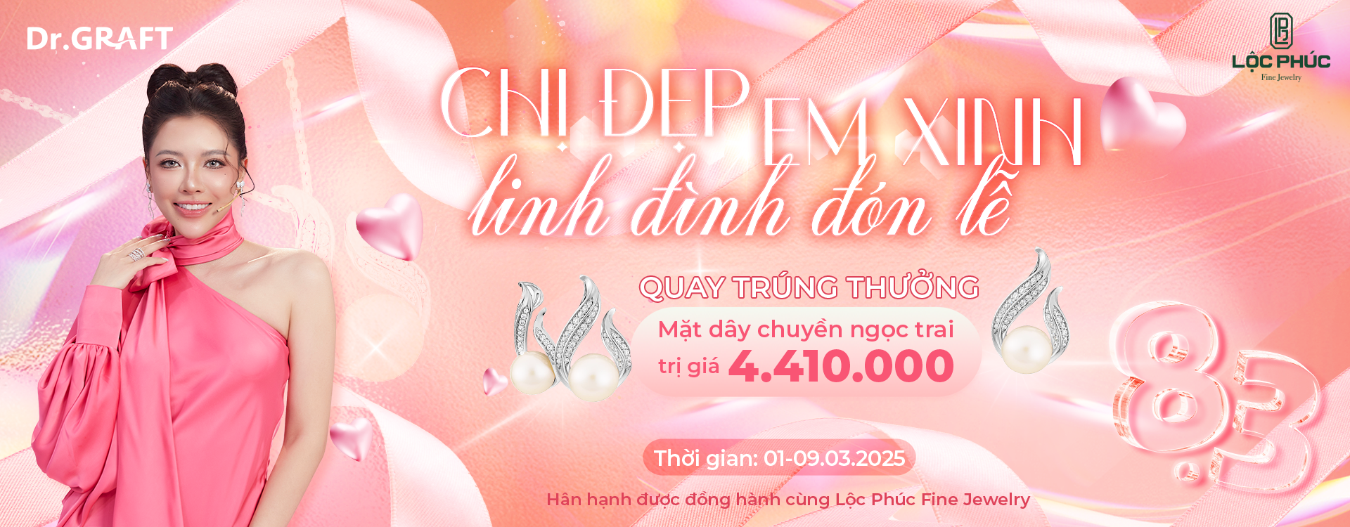 Thể Lệ Và Điều Kiện Nhận Qùa Chương Trình Bốc Thăm May Mắn Trúng Dây Chuyền Ngọc Trai Lộc Phúc Fine Jewelry