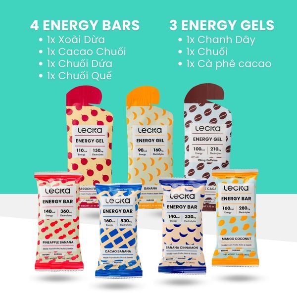 Combo Tasting giúp bạn làm quen với gel và bar ngay từ lúc tập