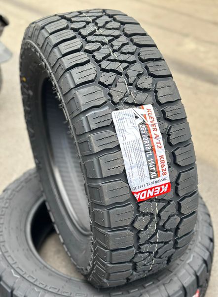 4 NEW Kenda Klever AT2 KR628 Tires - 265/60R18 116T All Terrain SUV/Truck Tires