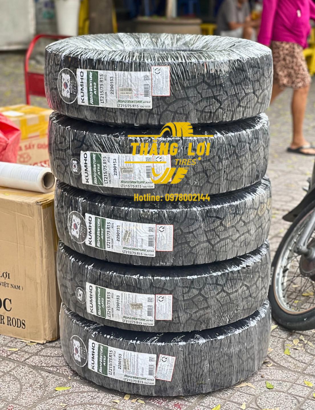 LỐP KUMHO 215/75R15 AT52
