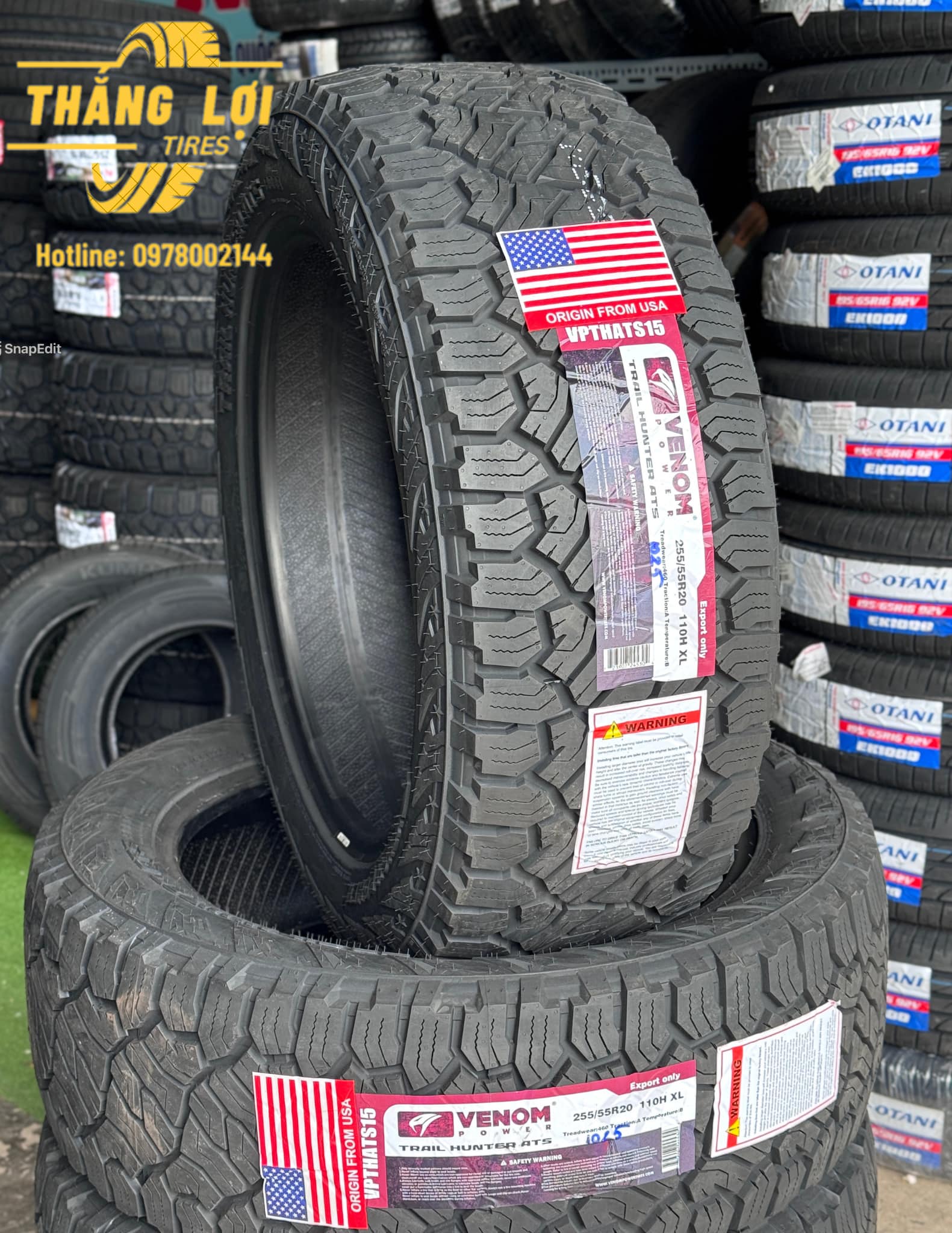 LỐP VENOM 255/55R20 gai AT