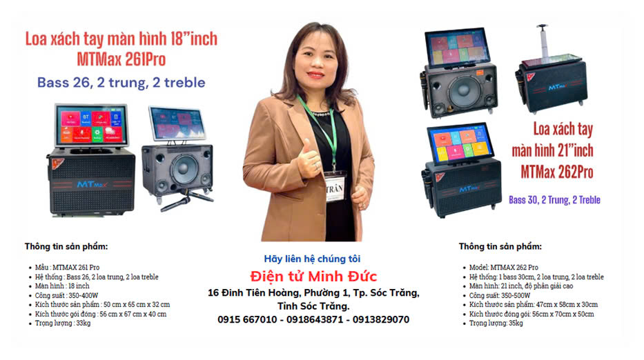 2 Mẫu Loa Màn Hình Siêu Hot 261 Pro và 262 Pro Có Gì Đặc Biệt