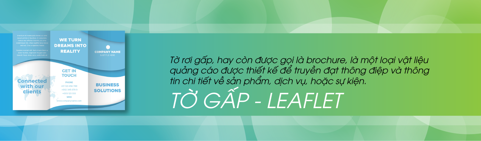 TỜ GẤP - LEAFLET