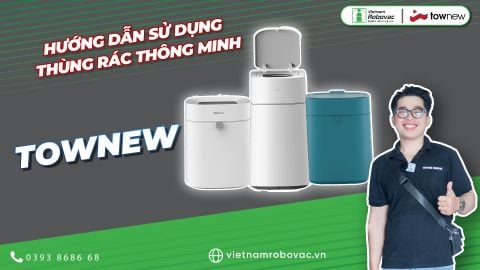 Hướng dẫn sử dụng thùng rác thông minh Townew